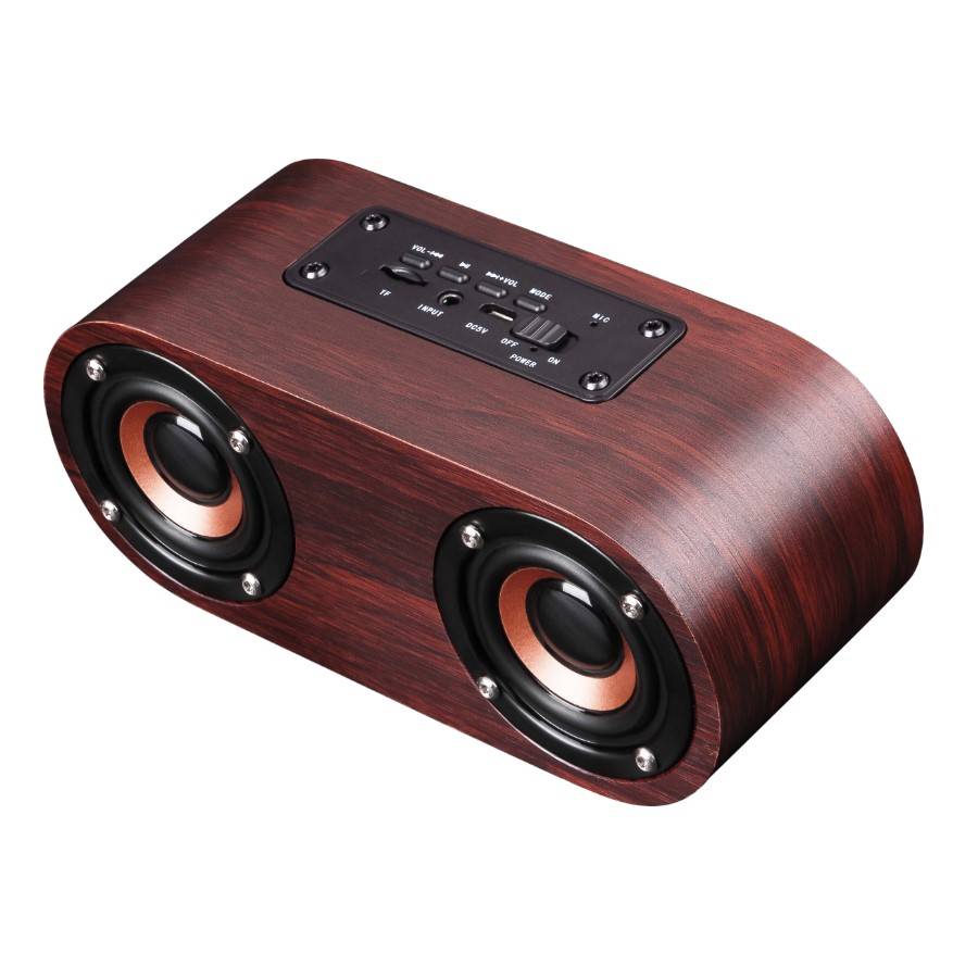 Cheap Price New Wooden Mini Portable Wireless Boom Box Speaker Q8